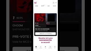 Let’s give BABYMONSTER an encore! Please vote for them in Mnet. It’s free, just download the app ❤️