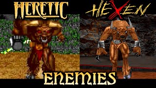 Все Враги Heretic И Hexen (1994 - 1998)