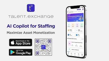 Talent.Exchange App Video - AI Copilot for Staffing and Resourcing Professionals