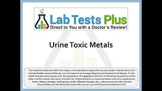 Urine Toxic Metals-Lab Tests Plus