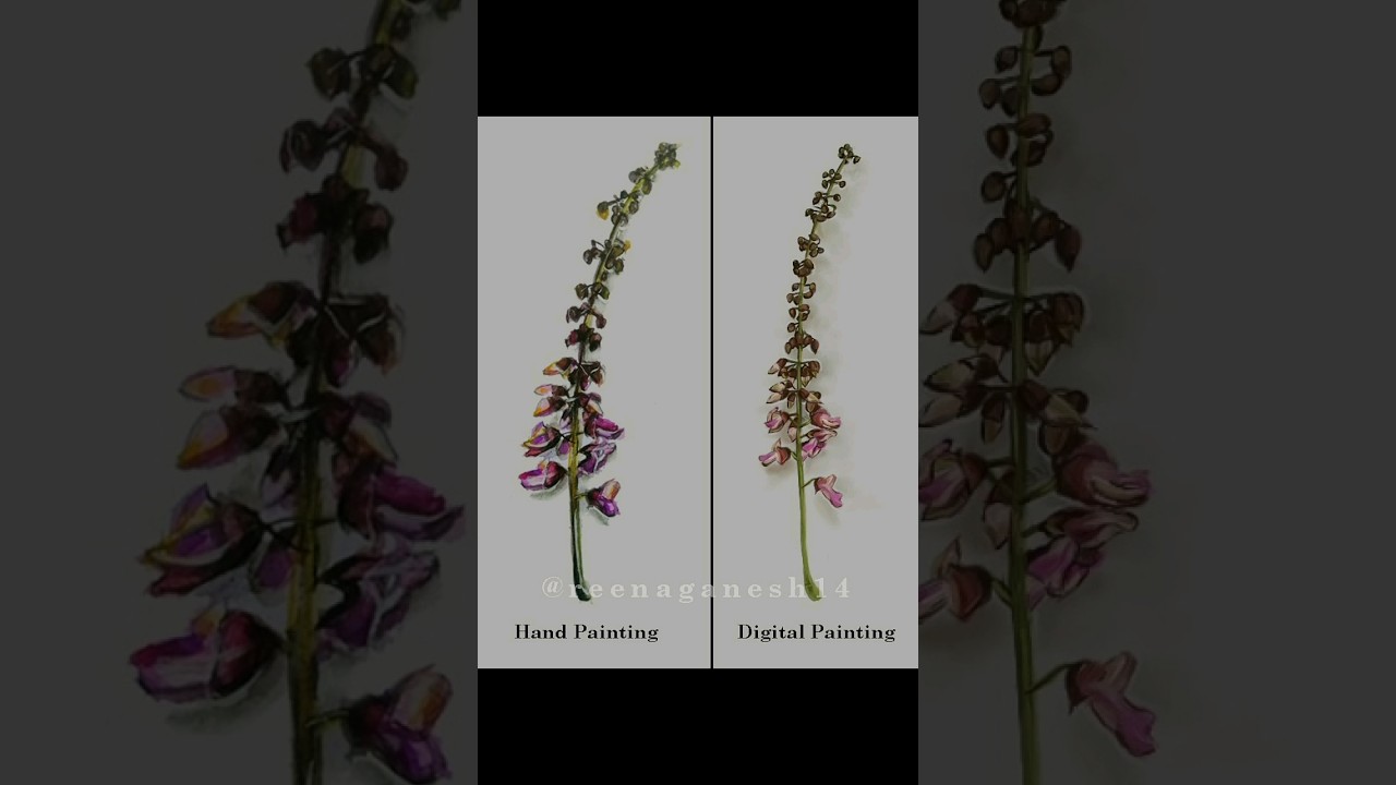 Digital Painting 😍 |Part 2 |Hand painting vs Digital Painting|