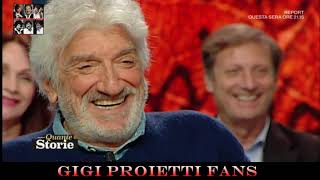 Gigi Proietti ospite a &quot;Quante Storie&quot; di Corrado Augias (2018)