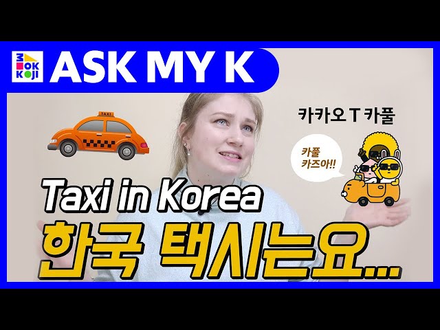 Ask My K : Den and Mandu - What I think about the Taxi Service in Korea