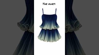 Beautiful Navy Blue & Mint Green Sharara Suit 💙✨ | Latest Party Wear Outfit Design 2026 #Shorts
