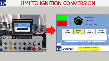 Your First Ignition SCADA Program.  Converting a Basic HMI in Vision