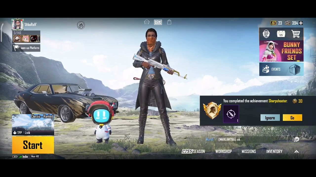 deadeye title \ achivement How to complete dead eye achivement in Bgmi