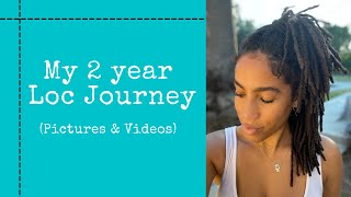 My 2 Year Visual Loc Journey | PICTURES &amp; VIDEOS