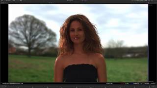Celebrity Fixing black edges using Luminance technique; Real-world Background. Profile