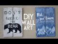 DIY Wood Wall Art