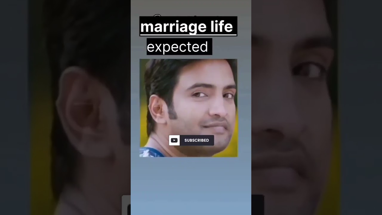 marriage life expectations vs reality 