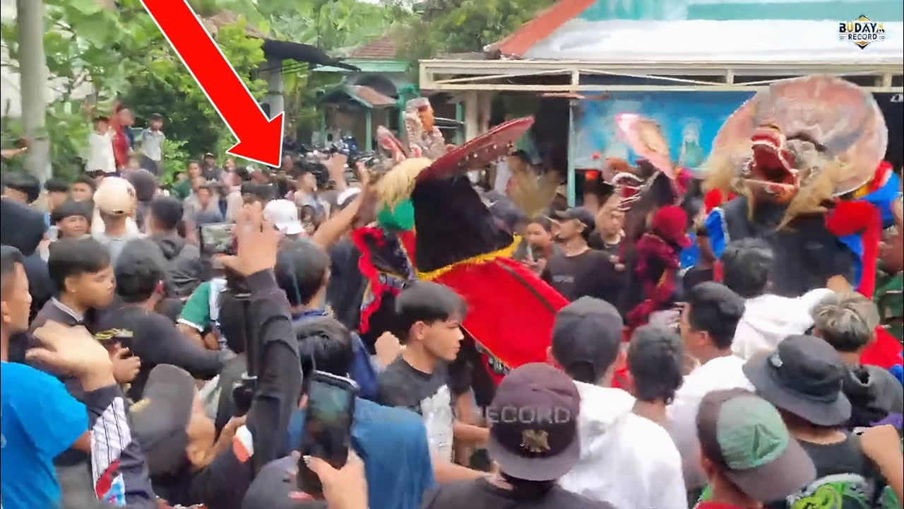 Gegeran Penonton❗Barongan Ngamuk Jaranan Turonggo Baskoro Live Datengan Grogol kediri