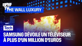 7 mètres de diagonale, 8K, 1,2 million d'euros : Samsung dévoile un son gigantesque téléviseur