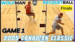 2005HDCanadian Racquetball ClassicGame 1Kane Waselenchuk vs Jack Huzsek