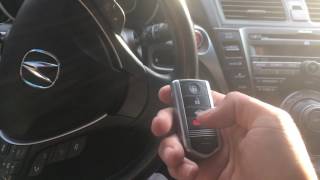 2011 Acura TL - key fob programming