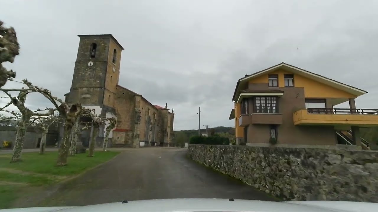 Llegada a la iglesia de Solórzano