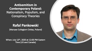Antisemitism in Contemporary Poland, with Rafal Pankowski