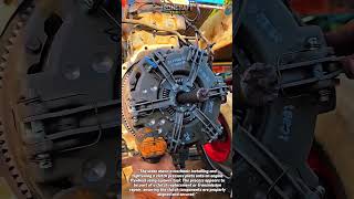 Truck Clutch Pressure Plate Installation! Heavy Duty Repair Process #mechanic #truckrepair #clutch