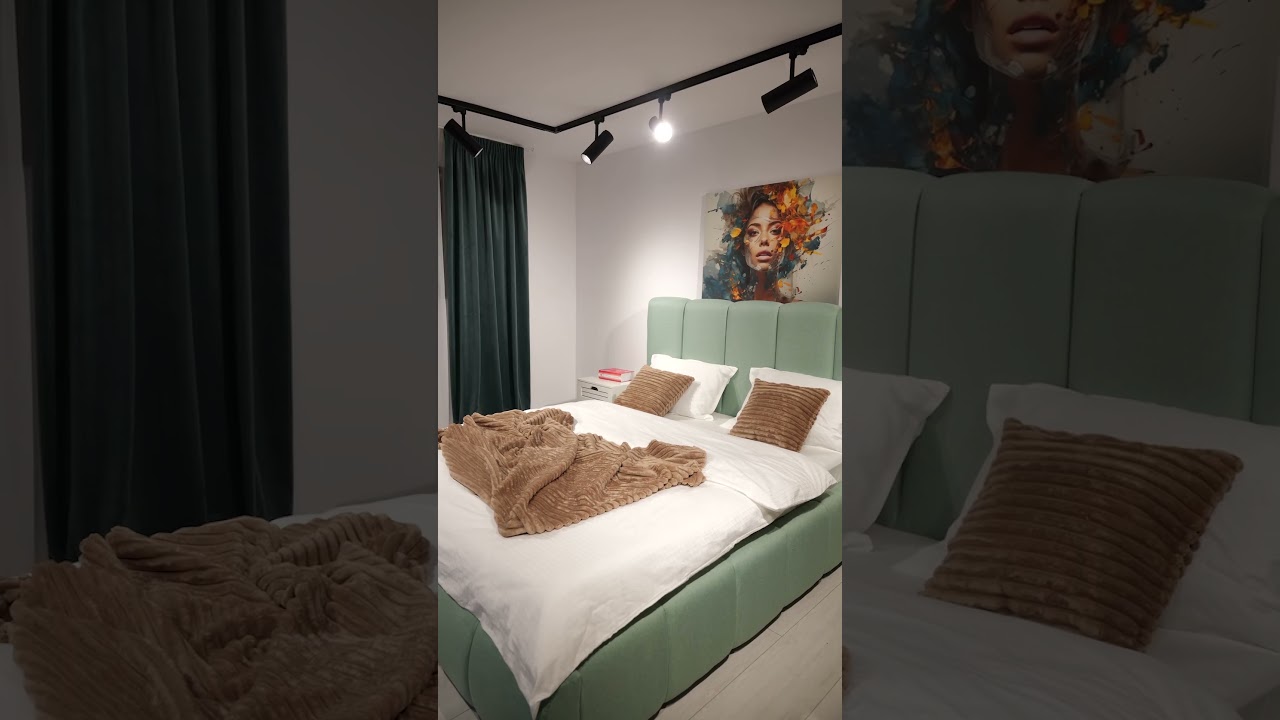 Pat tapitat Nuvole cu somiera fixa de la 2212 lei.  