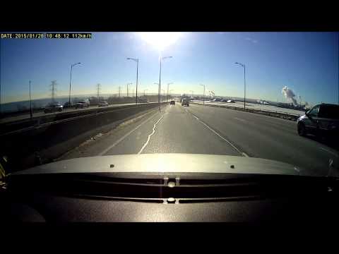 Toronto, ON. to Niagara Falls, NY. Driving Timelapse