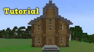 Easy Oak House Minecraft - Building tutorials #1