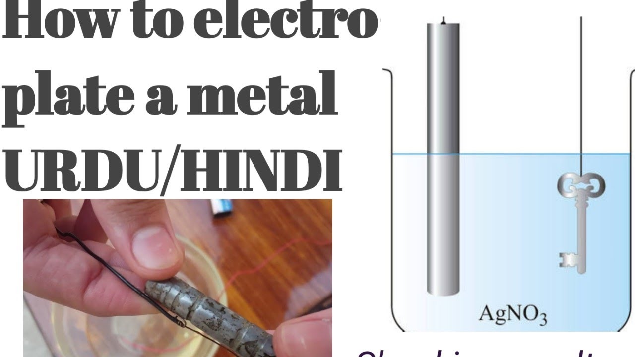 Learn how to electroplate a metal in URDU/HINDIBy PLAY Experiments