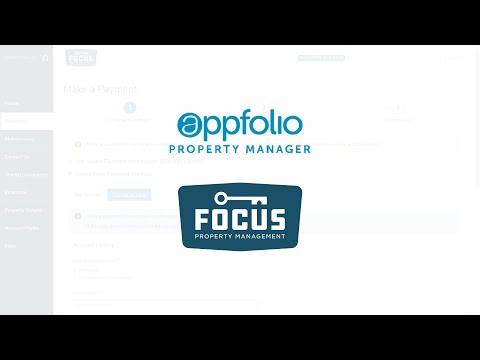 AppFolio Payment Portal Walkthrough - Focus Property Management