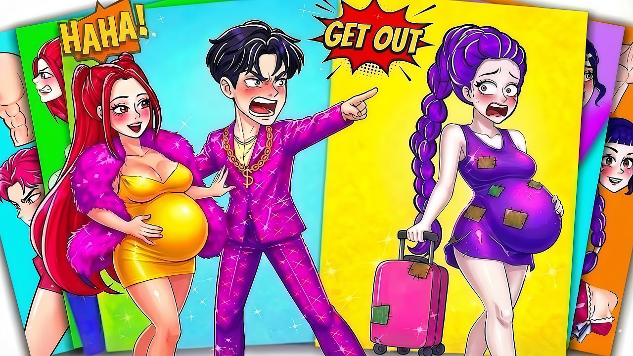 Get Out! Sheriff Jinu Kicks  Pregnant for Rumi 💔😱 | KPOP DEMON HUNTERS | Sticker Book DIY