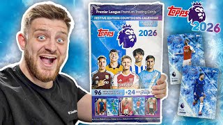 EXCLUSIVE FESTIVE FREEZE CARDS Topps Premier League 2026 Countdown Calendar Opening