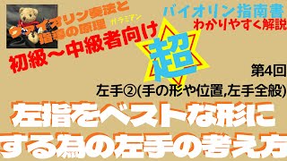 【バイオリンの構え方、姿勢と左腕の状態の考え方】「ヴァイオリン奏法と指導の原理」3 第2章 左腕②(手や手首、掌と肘の使い方) 構える際に、指先がベストになる為の、左腕の状態