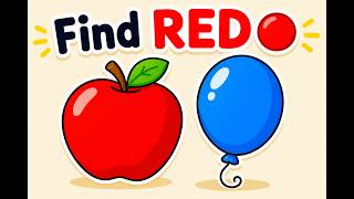 5 Colors Song 🌈 | Find Red, Blue, Green, Yellow & Orange | Fun Kids Learning