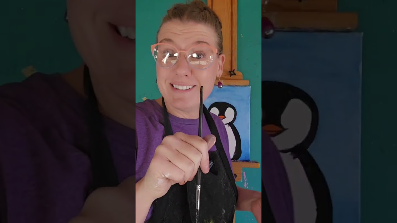 Урок по рисованию пингвина!