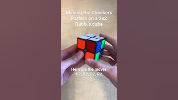 Making the Checkers Pattern on a 2x2 Rubik’s cube