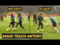 Amad diallo show his agility better than antony during manchester united training  man utd news