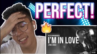 (MUST-SEE!) Reza Darmawangsa - I'm In Love (Official Lyric Video) REACTION! SUPER GOOD!