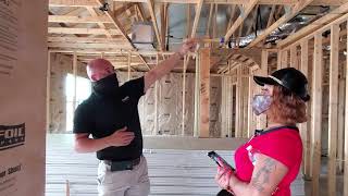 Predrywall walk through DR Horton