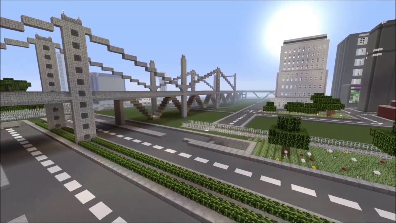 Minecraft Ps4: Blockville New Structure - Blockville Bridge!