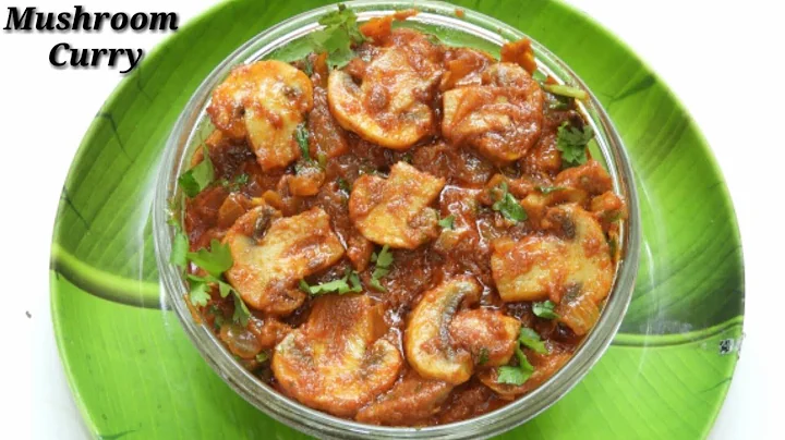 Mushroom Curry recipe in Kannada |   | Quick Mushr...