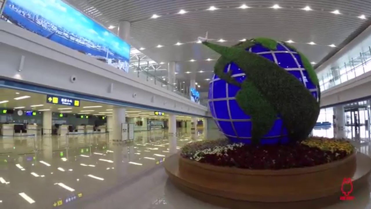 Inside Pyongyang Sunan International Airport in North Korea