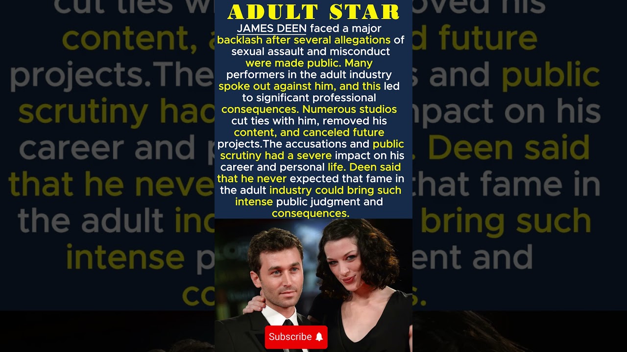 🔥 James Deen: The Reality Behind the Fame