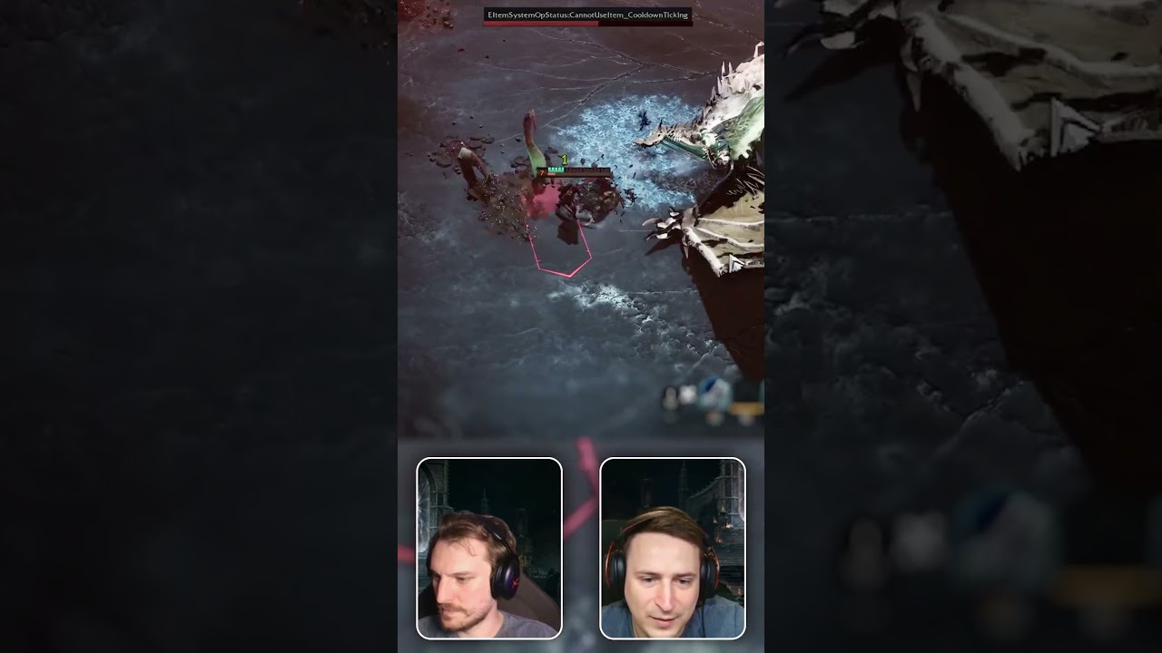 Devs vs Nidhoggr 🐉The Corpse Chewer awaits you in the afterlife… Dare to face him? ⚔️ #gaming #arpg