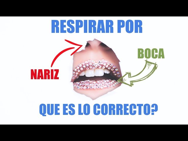 Por esto no debes respirar por la boca y sí con el abdomen y la nariz