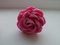 Craft Tutorial роза из гофрированной бумаги способ 1 Rose of corrugated paper