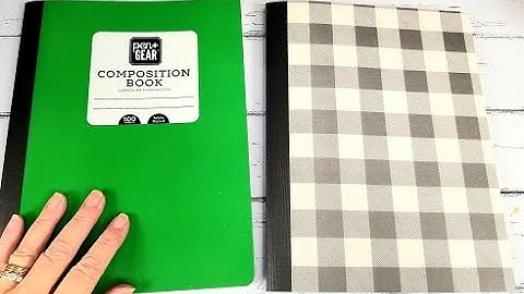 2021 COMPOSITION NOTEBOOK PLANNER: HOW-TO QUARTERLY EDITION (JAN/FEB/MAR) PART 1 - SO CUTE & EASY!