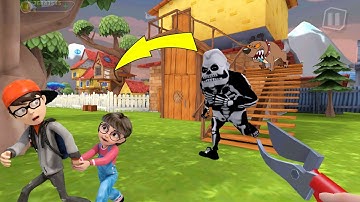 Dark Riddle New Update 15.1( Mod Skin SKELETON )Mixed Game Play part.33