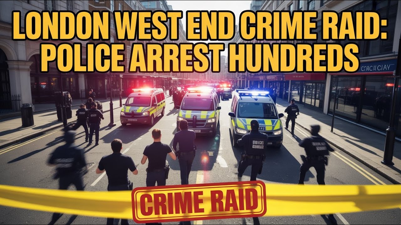 "London West End CRIME RAID: Police Arrest Hundreds in Shocking ...