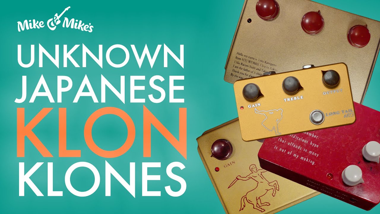 Klon Centaur Shootout - Unknown Japanese Klon Klones! - YouTube