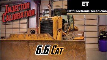 How To Calibrate The Injectors On A 6.6 Cat D6N Using CAT ET (Caterpillar/Perkins Motor)