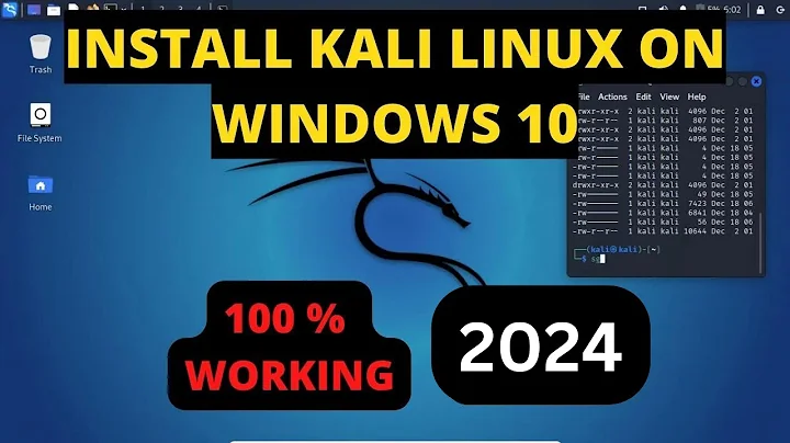 How To Install Kali Linux On Windows 10 | Kali Linux 2022