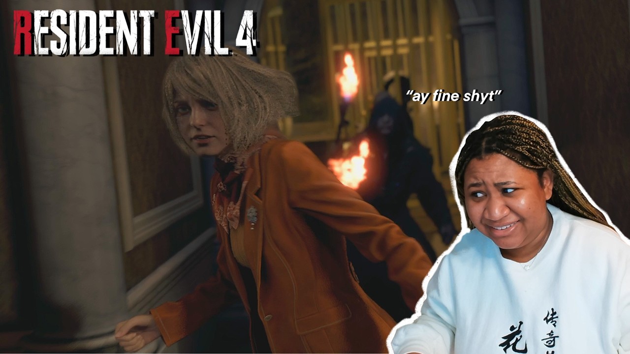 DAILY LIFE AS A WOMAN: ASHELY MODE | Resident Evil 4 chapter 8 and 9