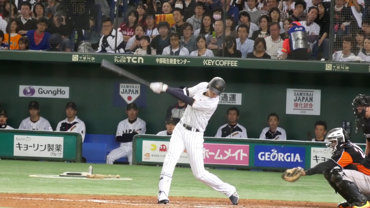 大谷翔平の特大hr 侍ジャパン強化試合オランダ戦 Youtube 大谷翔平の特大hr 侍ジャパン強化試合オランダ戦 Youtube
